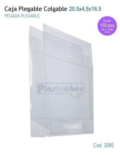 <b> Caja Plegable Colgable de 20.5x4.5x16.5cm. </b> 