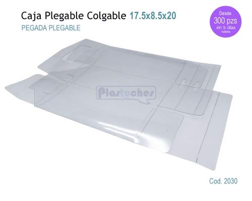 <b> Caja Plegable Rectangular de 17.5x8.5x20cm. </b> 