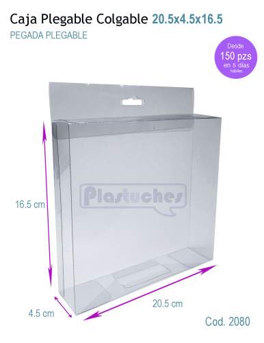 <b> Caja Plegable Colgable de 20.5x4.5x16.5cm. </b> 